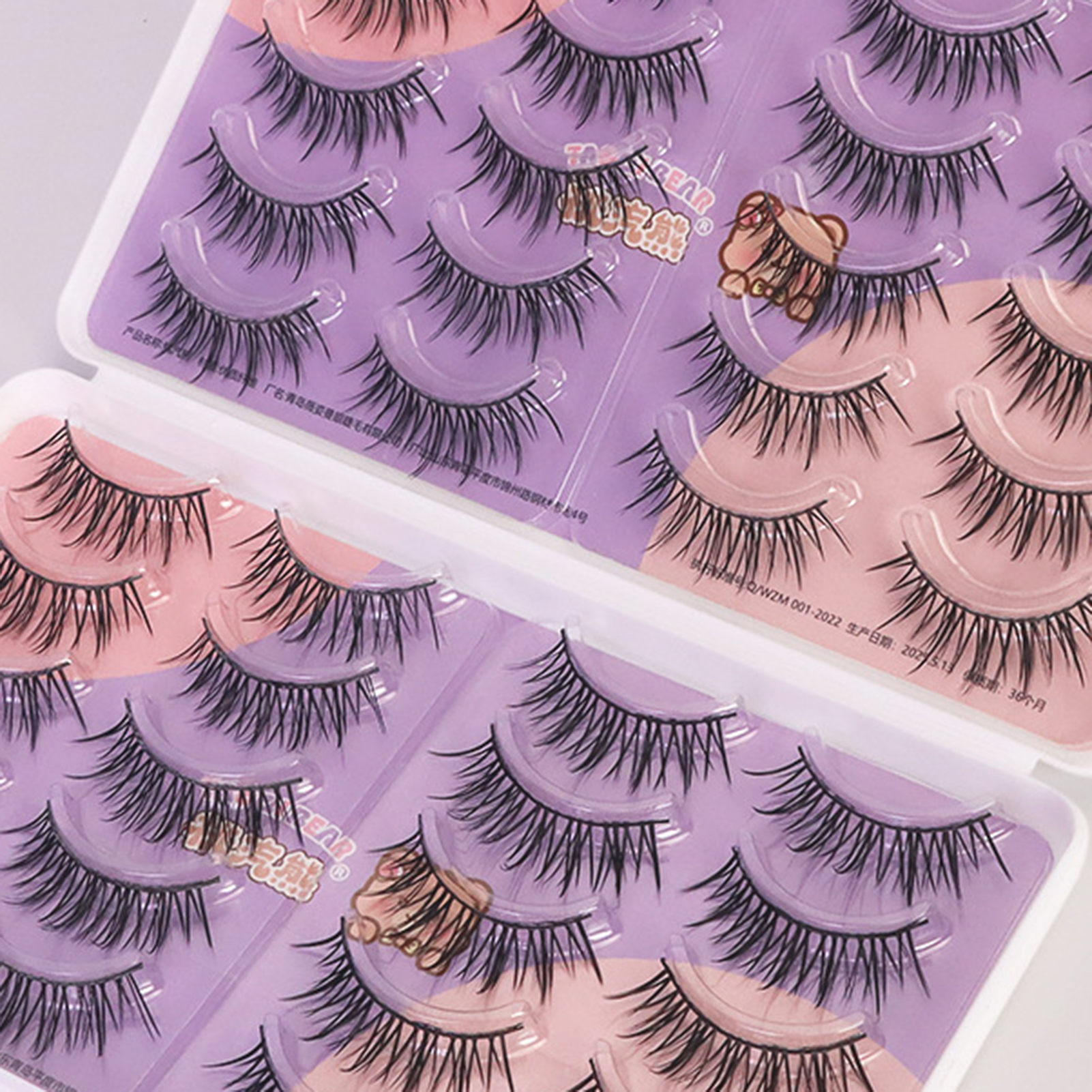Eyelash Extension Volume Styles - 3D Manga Lash strips Dramatic thick