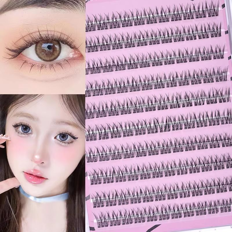 Eyelash Extension Anime Style - Sunflower Design Reusable Fish Tail False