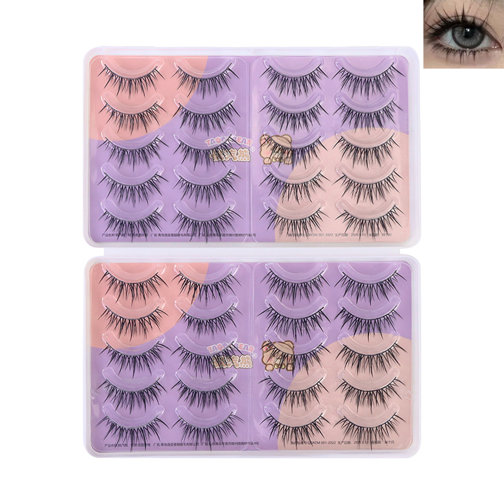 3D Manga Lash strips Dramatic  - đánh giá và giá Eyelash Extension Volume Styles