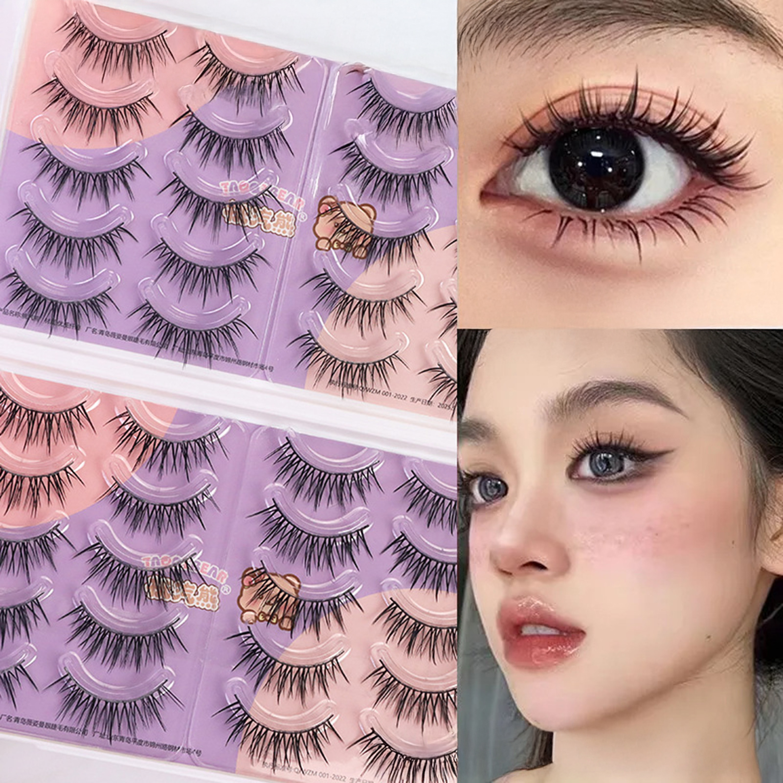 3D Manga Lash strips Dramatic  - đánh giá và giá Eyelash Extension Volume Styles