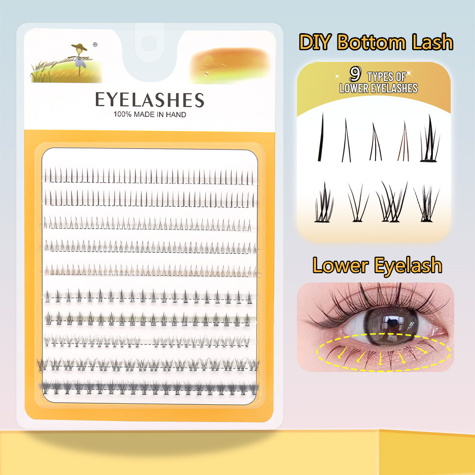 NEW 9 Styles DIY Lower Lash Cl - đánh giá và giá Eyelash Extension Anime Style