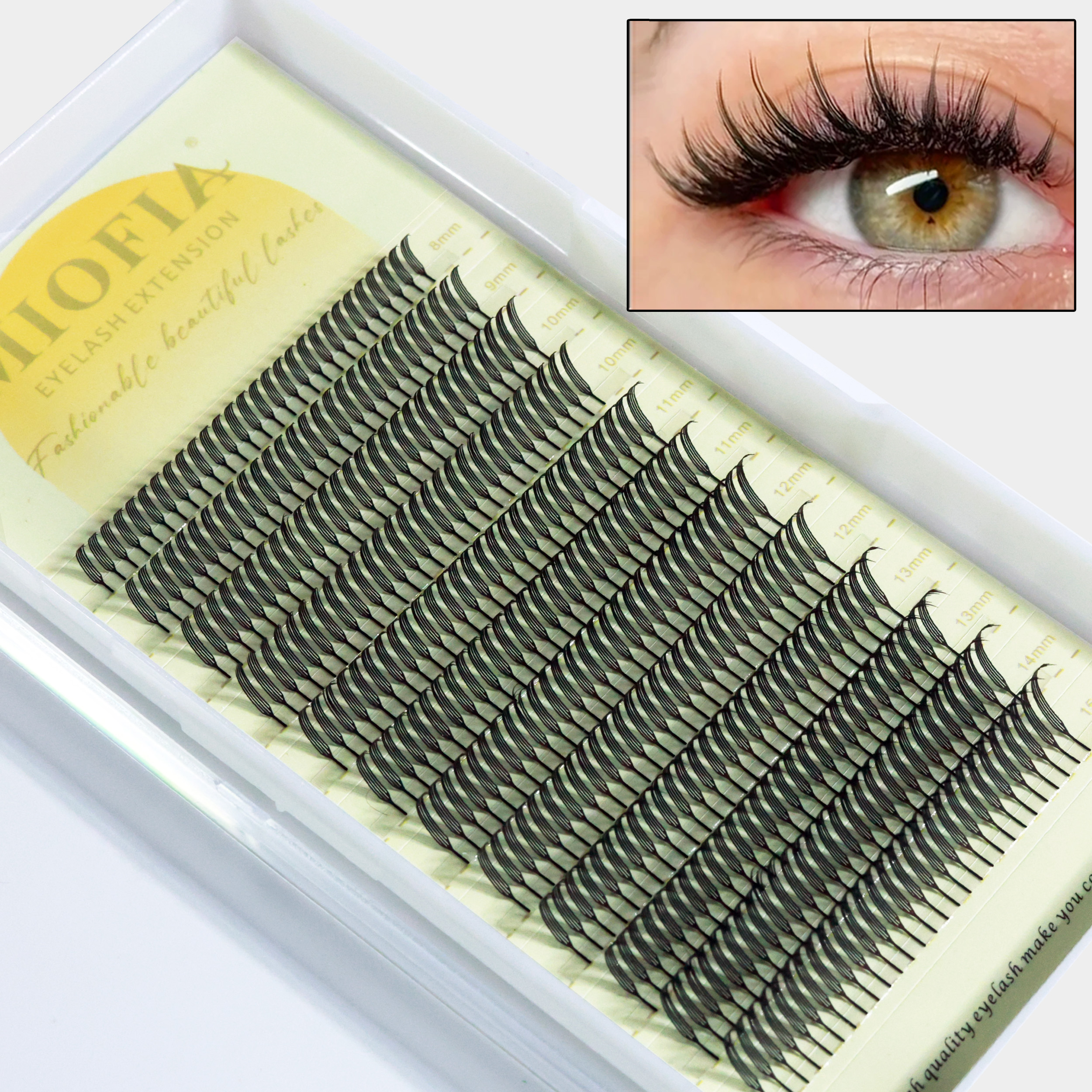 MIOFIA Anime Narrow Spire Lash - đánh giá và giá Eyelash Extension Anime Style