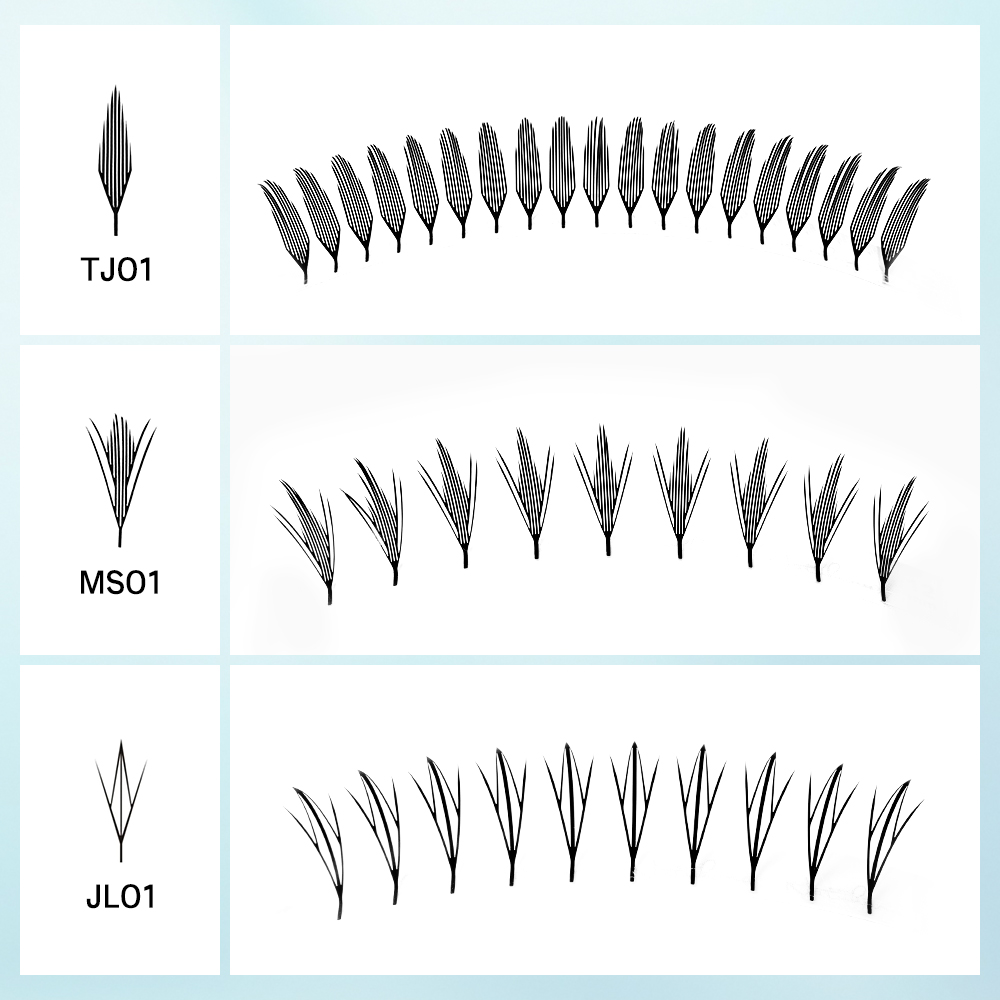 NATUHANA Narrow Spiky Premade  - đánh giá và giá Eyelash Extension Anime Style