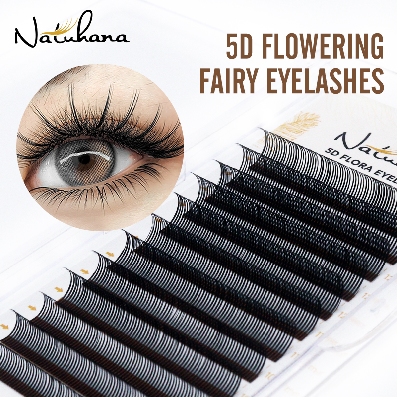 NATUHANA 5D Flora Individual L - đánh giá và giá Eyelash Extension Volume Styles
