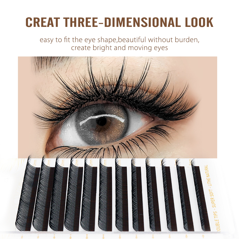 NATUHANA 5D Flora Individual L - đánh giá và giá Eyelash Extension Volume Styles