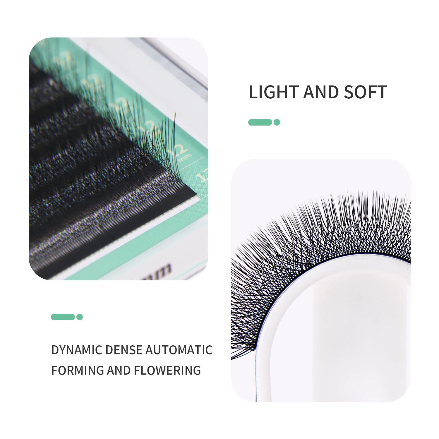 GLAMLASH W Hình Nối Mi 4/5D Pr - đánh giá và giá Eyelash Extension Volume Styles