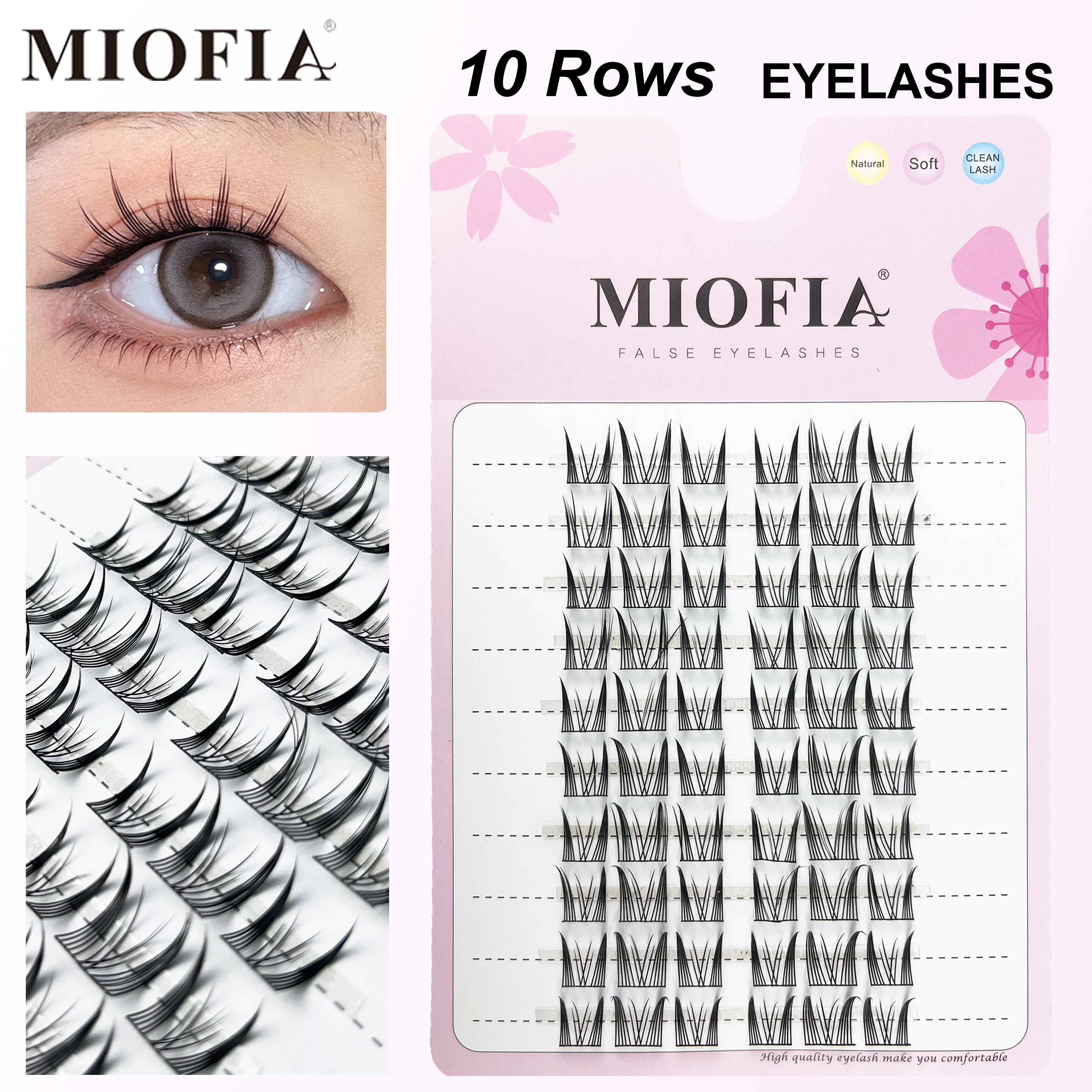 MIOFIA Manga False Eyelashes K - đánh giá và giá Eyelash Extension Anime Style