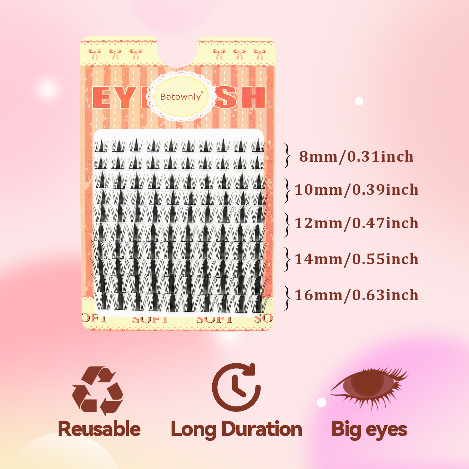 100 Clusters of Fairy Eyelashe - đánh giá và giá Eyelash Extension Anime Style