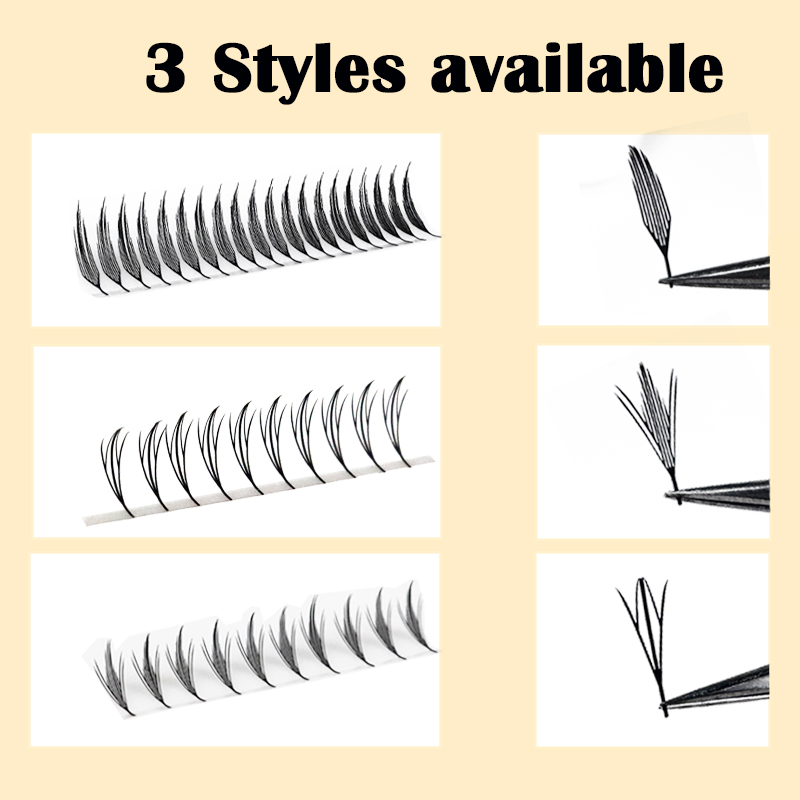 Manga Spire New Style Feather  - đánh giá và giá Eyelash Extension Volume Styles