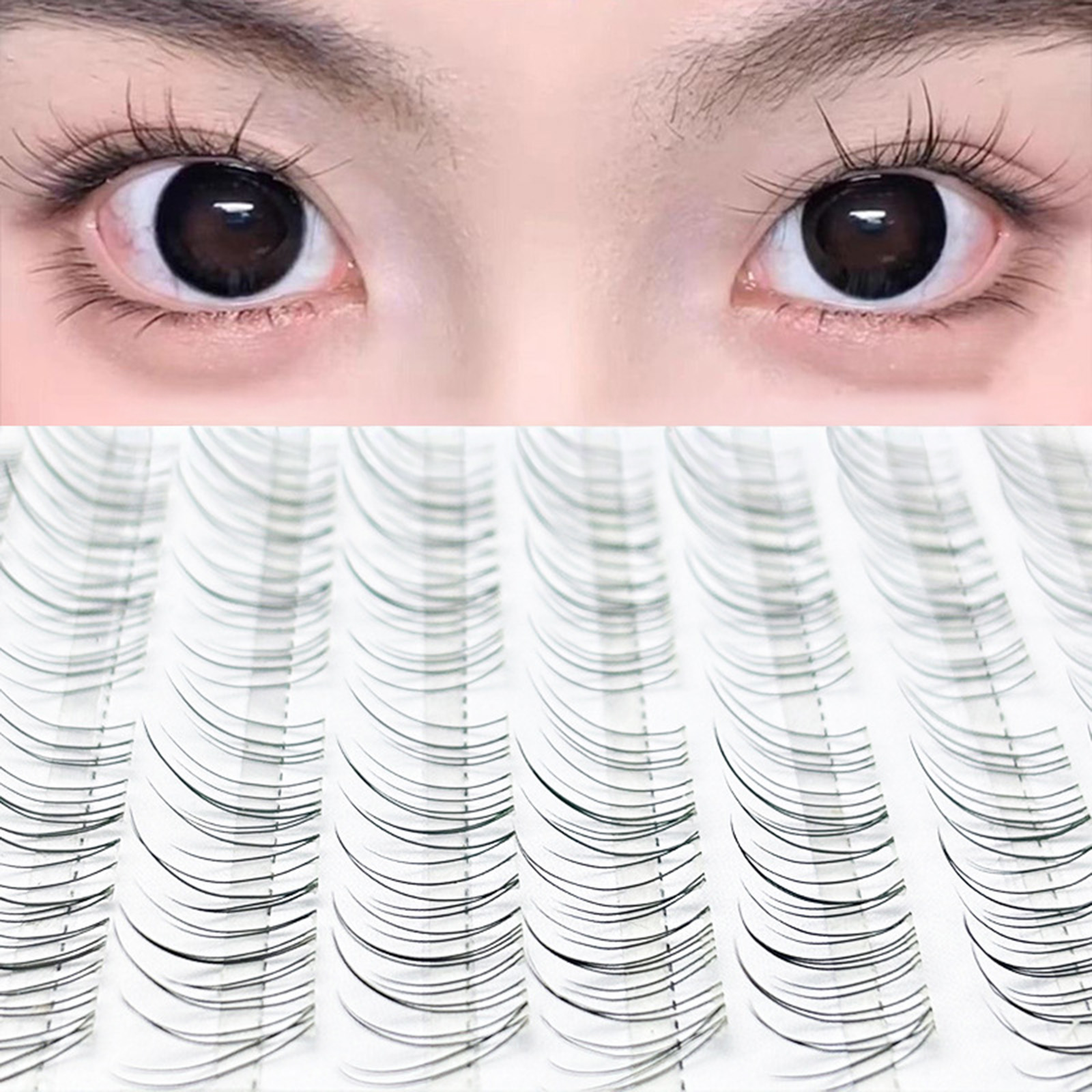 Korean Style False Eyelashes B - đánh giá và giá Eyelash Extension Volume Styles