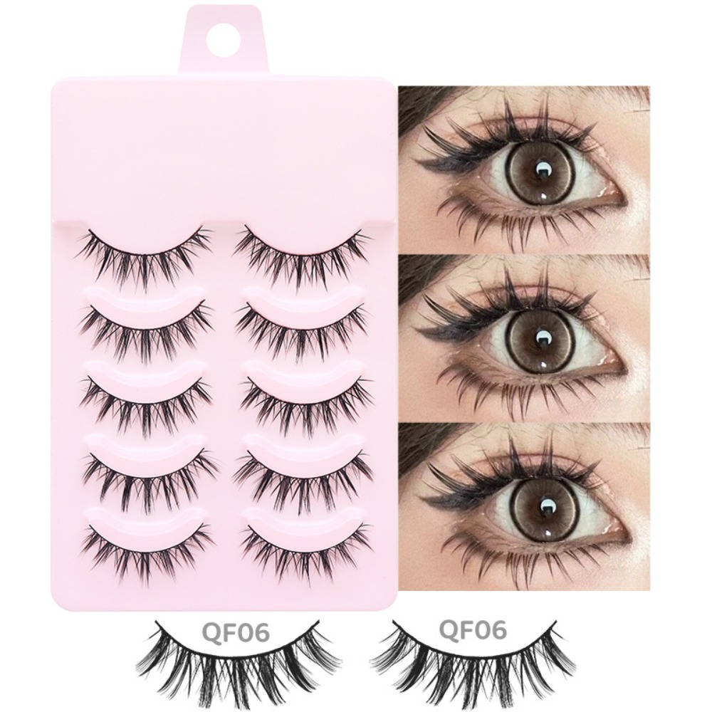 Popular 5 Pairs Manga Lashes M - đánh giá và giá Eyelash Extension Anime Style