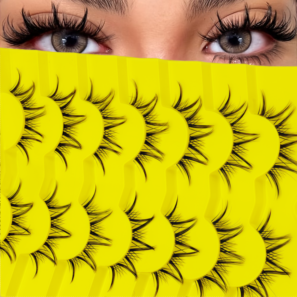 7 Pairs of False Eyelashes wit - đánh giá và giá Eyelash Extension Anime Style