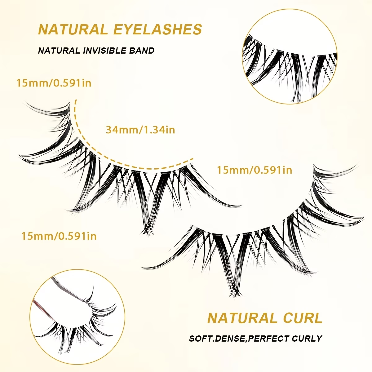 7 Pairs of False Eyelashes wit - đánh giá và giá Eyelash Extension Anime Style