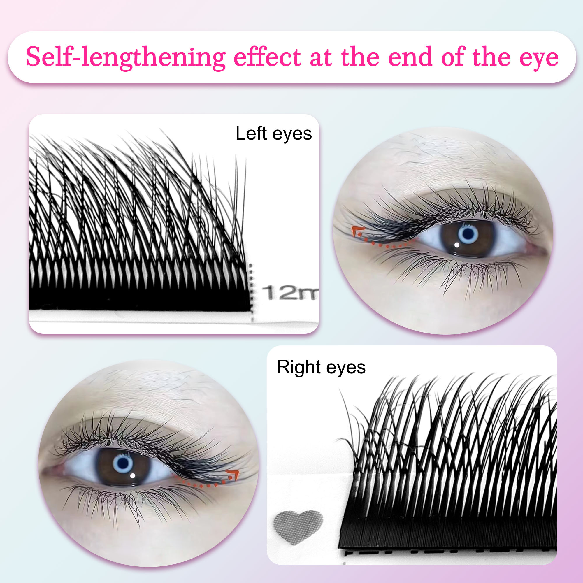 CoMango Fox 5D YY Shaped Eye L - đánh giá và giá Eyelash Extension Volume Styles