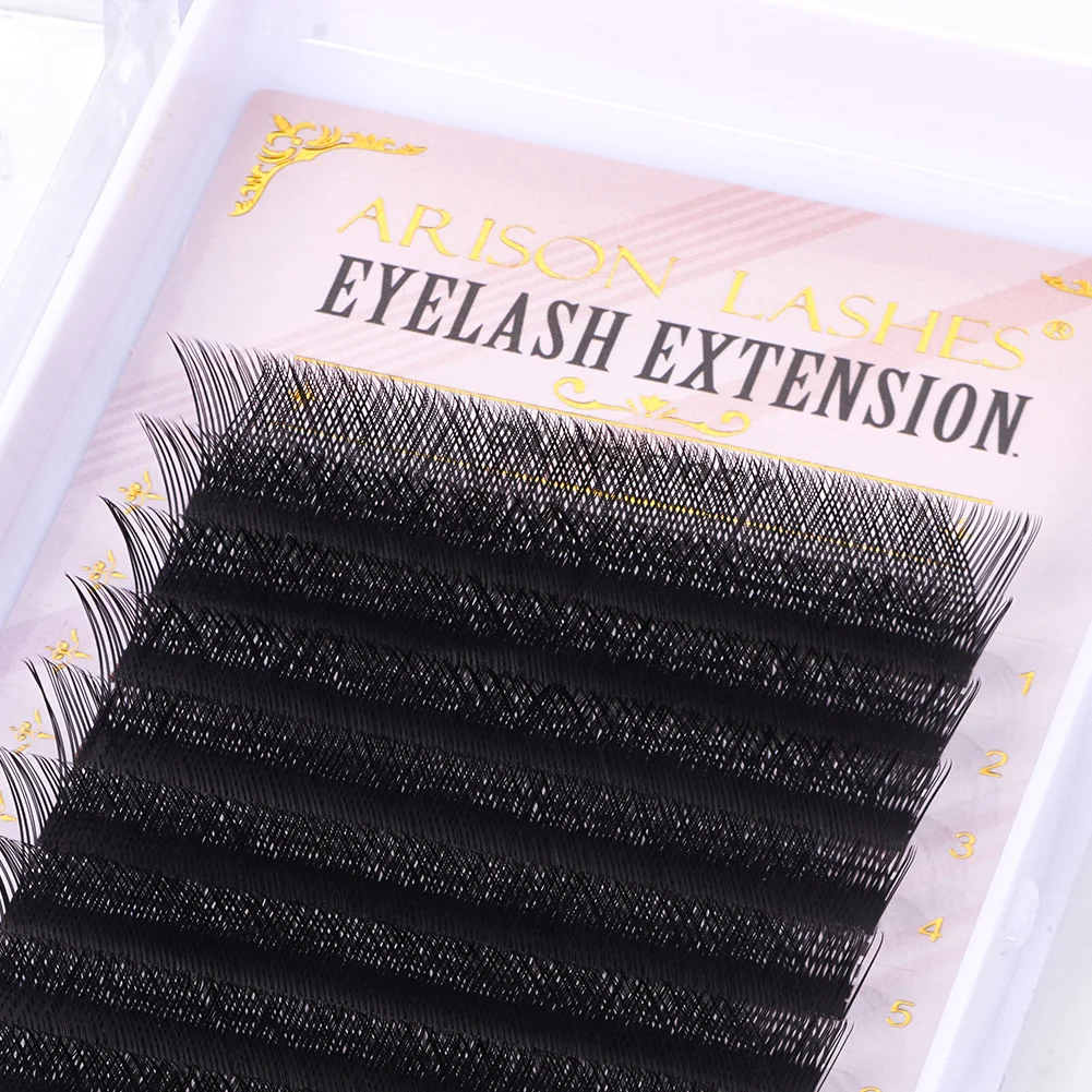ARISON 10 Boxes Volume Eyelash - đánh giá và giá Eyelash Extension Volume Styles