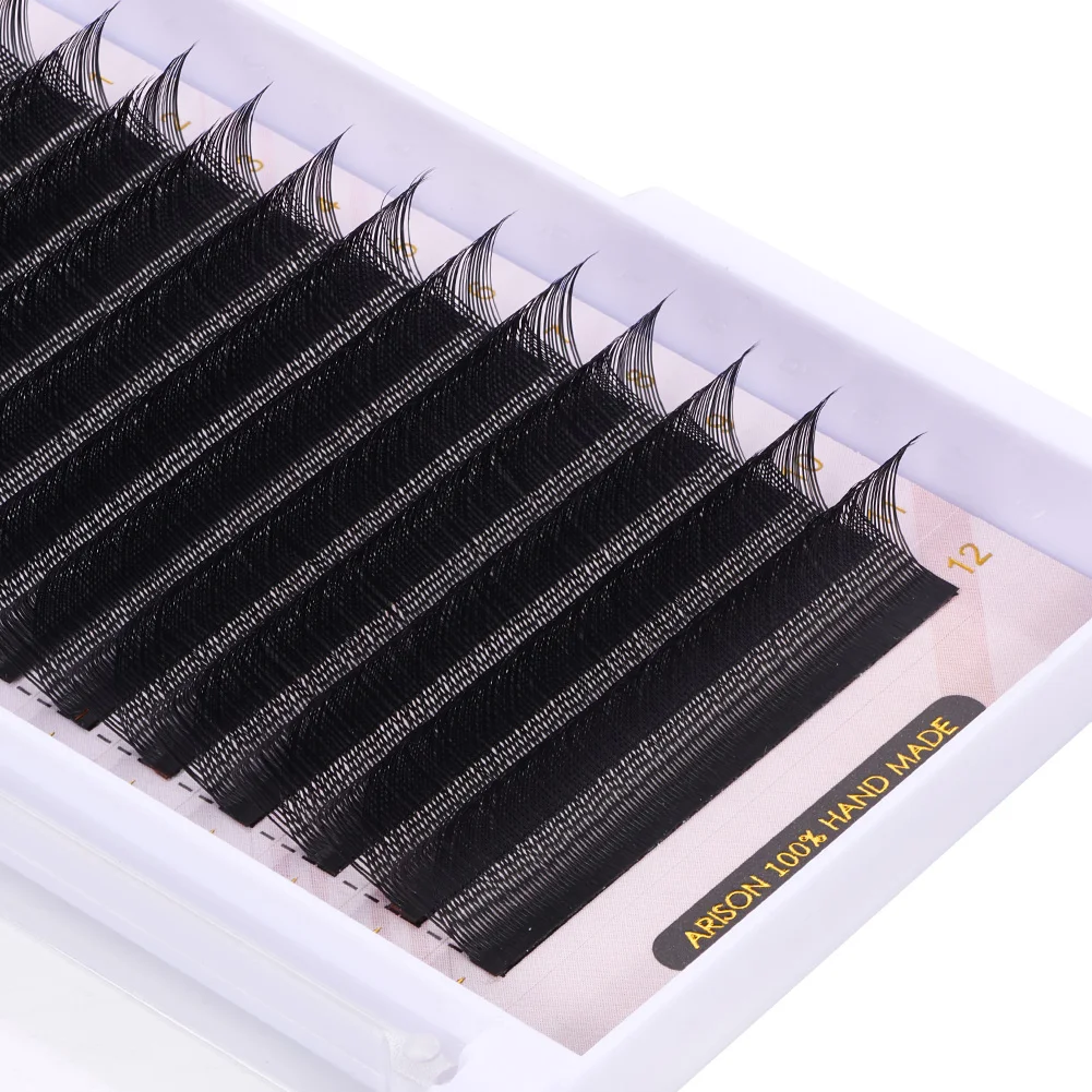 ARISON 10 Boxes Volume Eyelash - đánh giá và giá Eyelash Extension Volume Styles