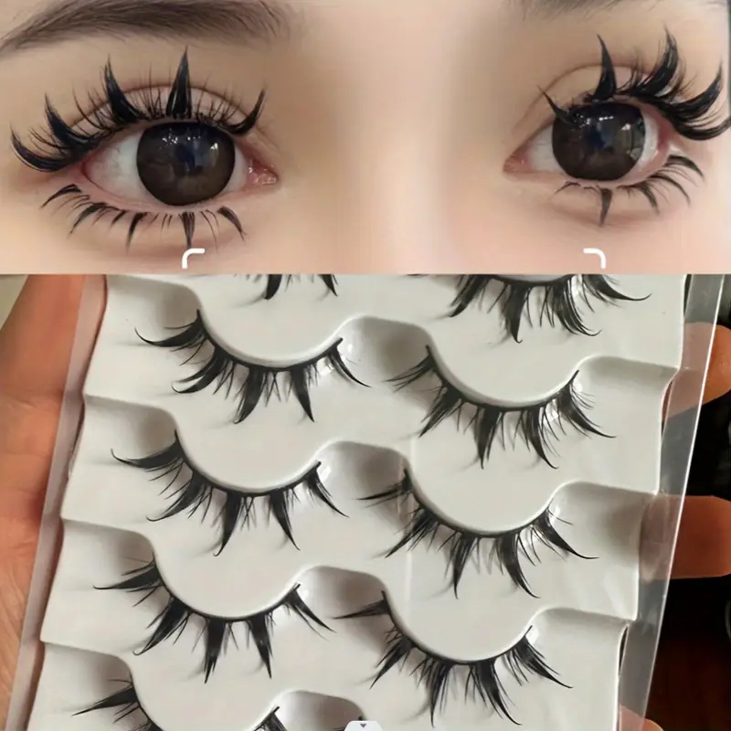 5 Pairs of Anime-Style False E - đánh giá và giá Eyelash Extension Anime Style