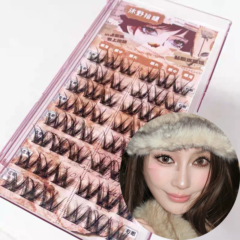 Anime W-Shaped Thick Single Cl - đánh giá và giá Eyelash Extension Anime Style
