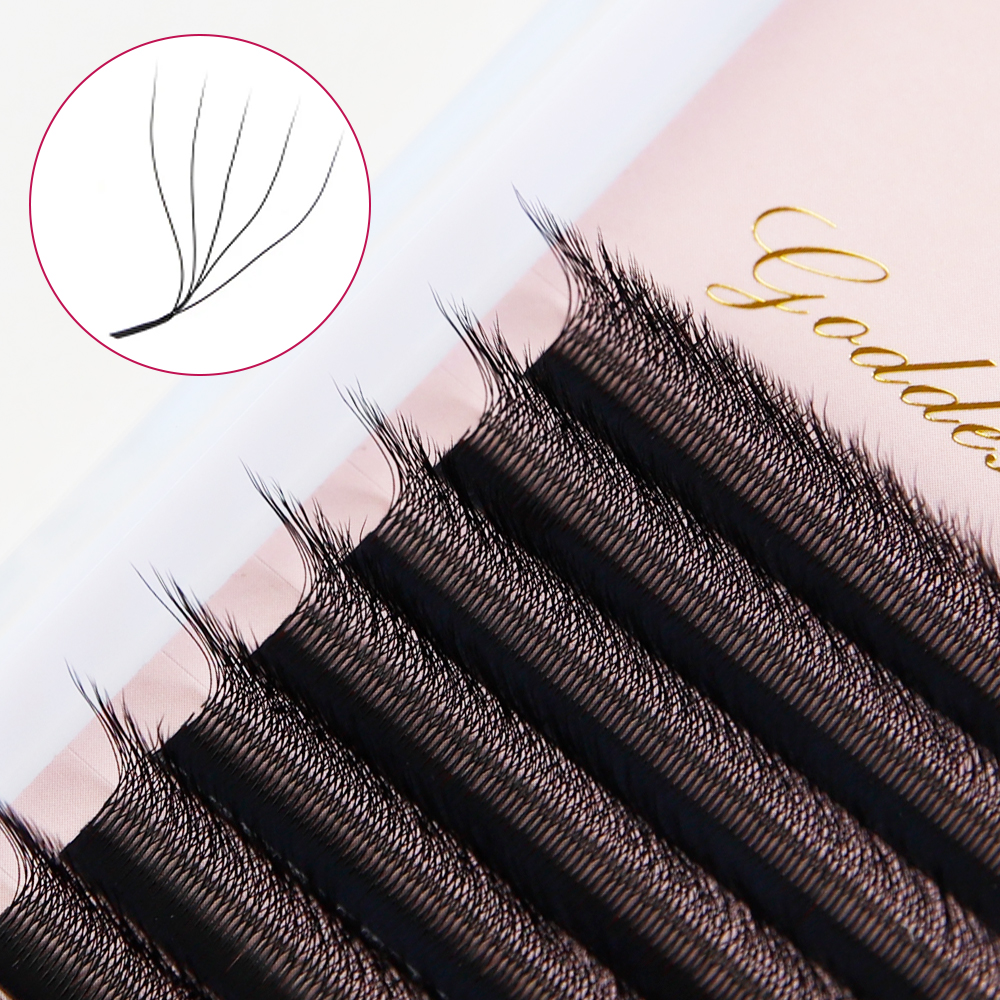 Goddess W3D 4D 5D M Curl Eyela - đánh giá và giá Eyelash Extension Volume Styles