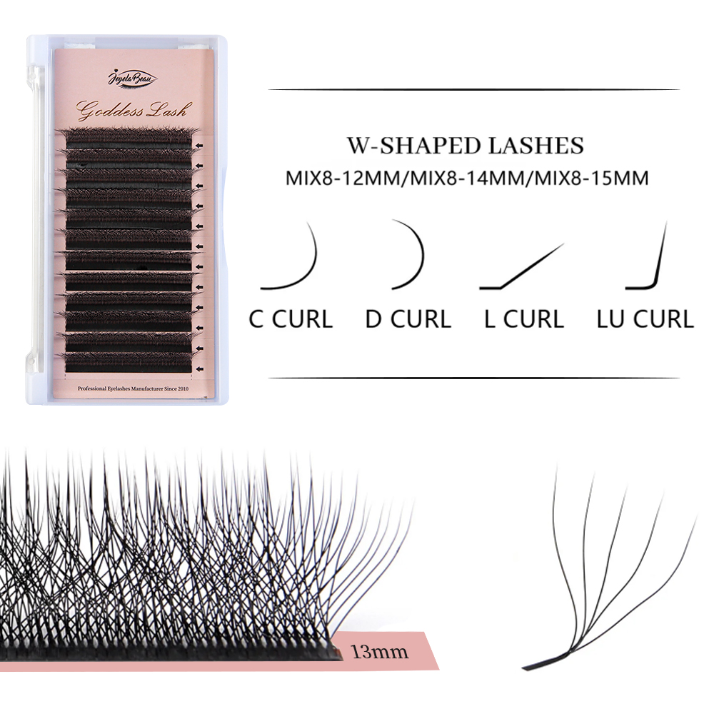 Goddess W3D 4D 5D M Curl Eyela - đánh giá và giá Eyelash Extension Volume Styles