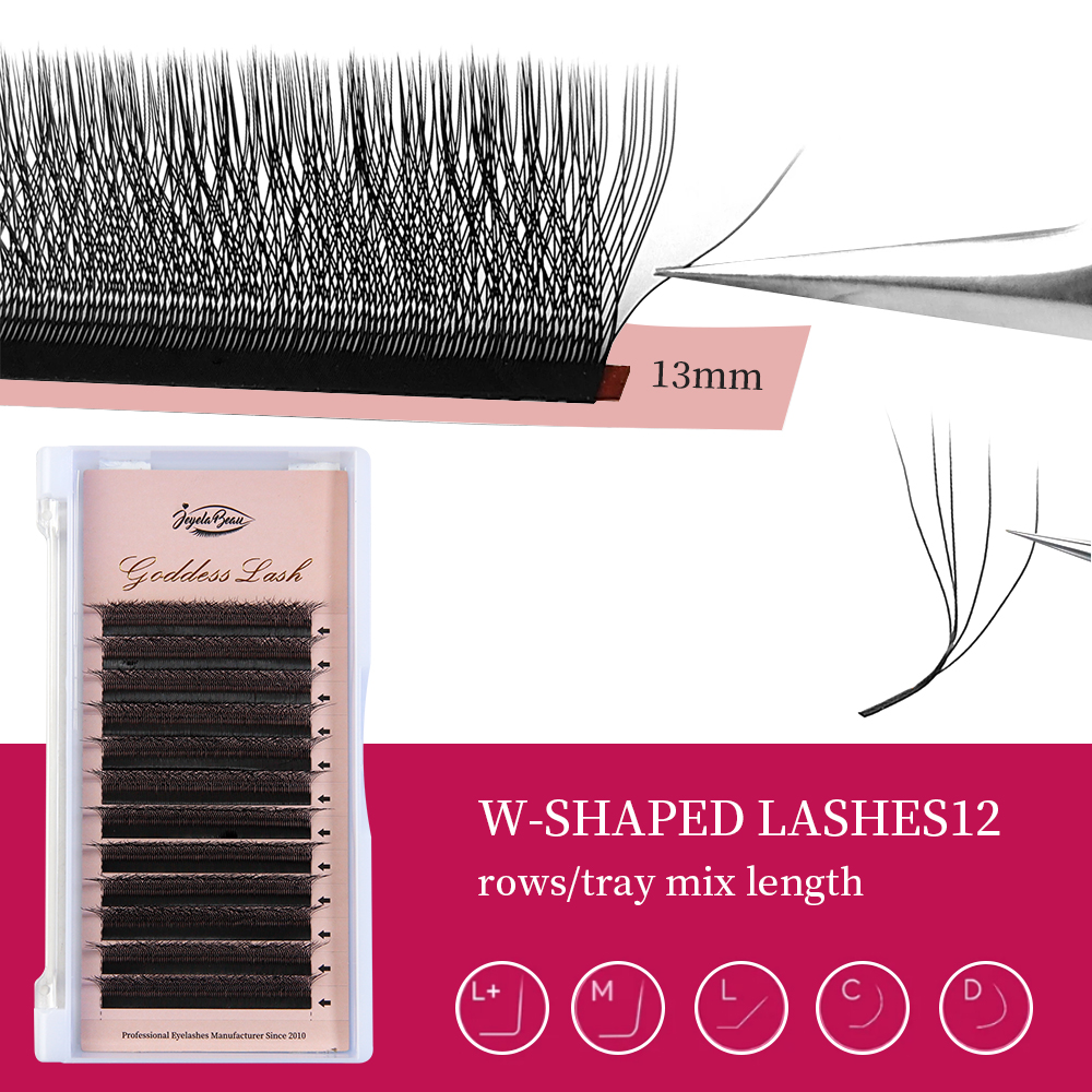 Goddess W3D 4D 5D M Curl Eyela - đánh giá và giá Eyelash Extension Volume Styles
