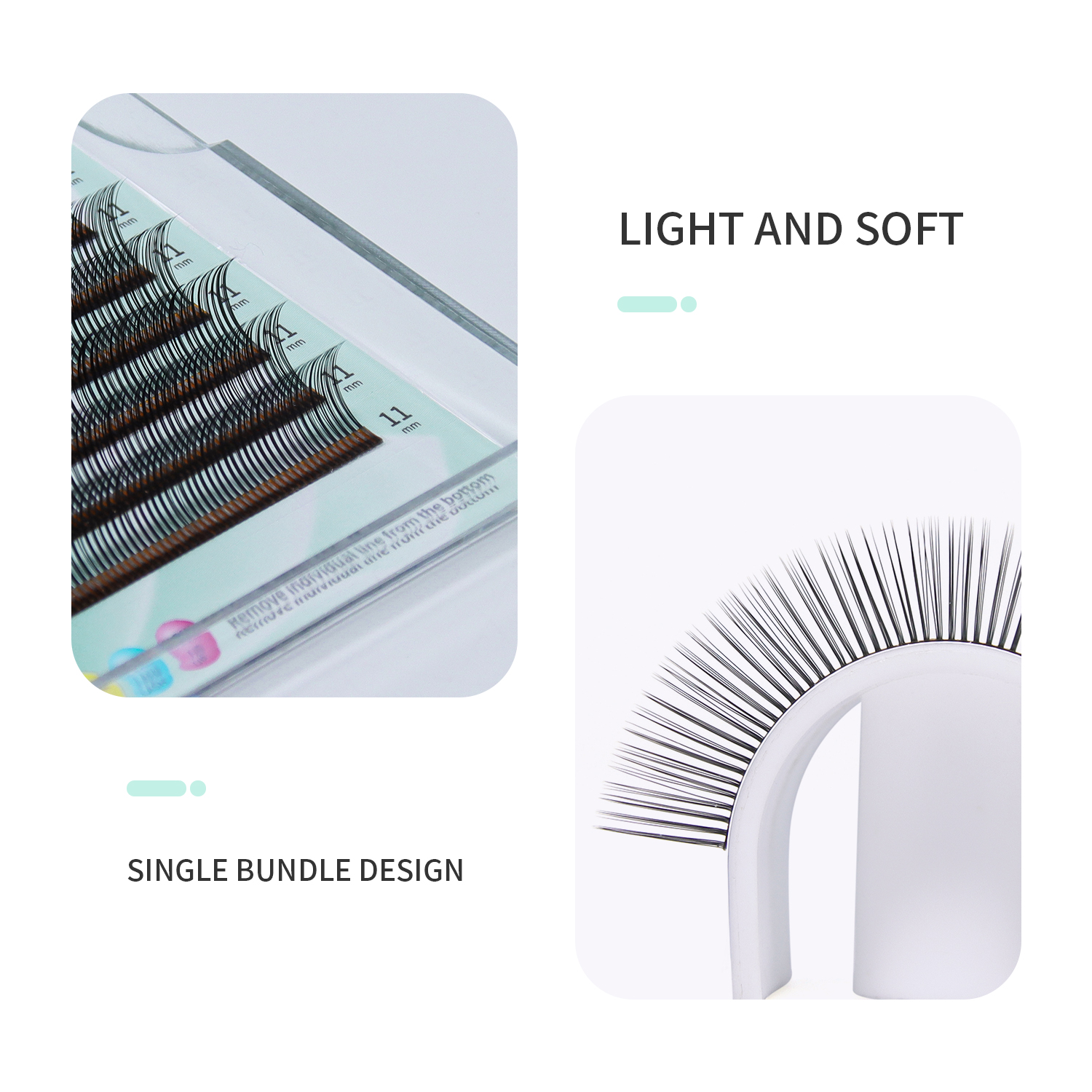 GLAMLASH 5D Flower Lashes Volu - đánh giá và giá Eyelash Extension Anime Style