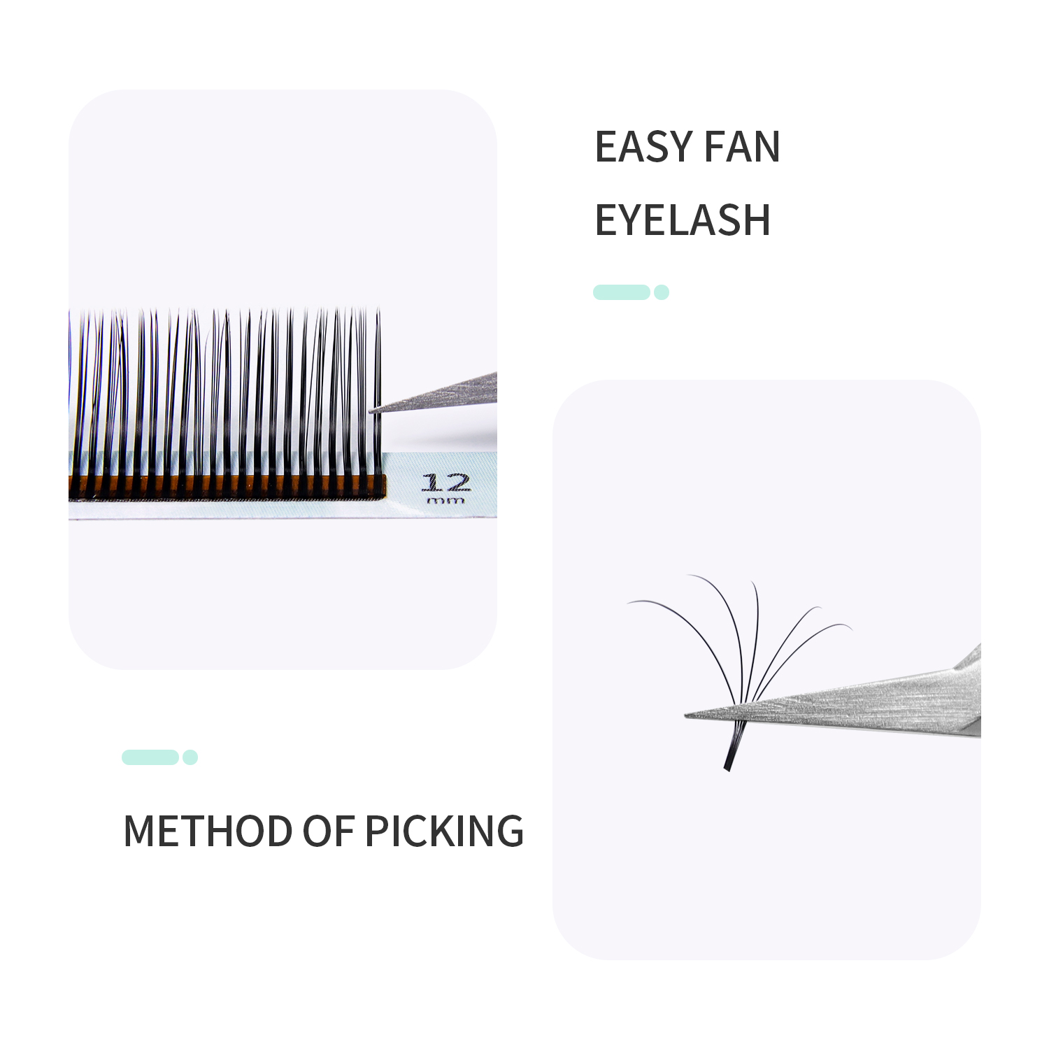 GLAMLASH 5D Flower Lashes Volu - đánh giá và giá Eyelash Extension Anime Style