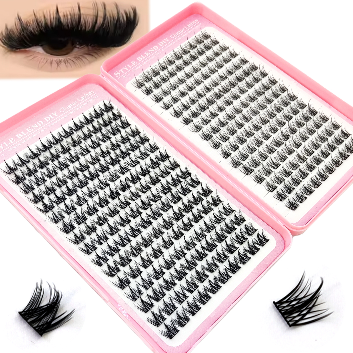 Sharp eyelash clusters, disper - đánh giá và giá Eyelash Extension Anime Style