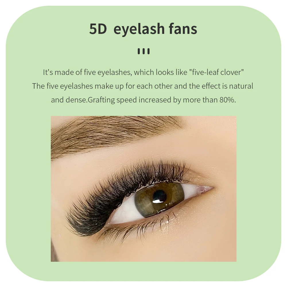 GAHAMACA W Hình Nối Mi 3D4D5D  - đánh giá và giá Eyelash Extension Volume Styles