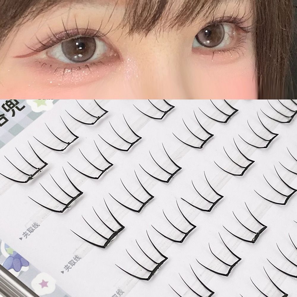 60Pcs No Glue Individual Eyela - đánh giá và giá Eyelash Extension Anime Style