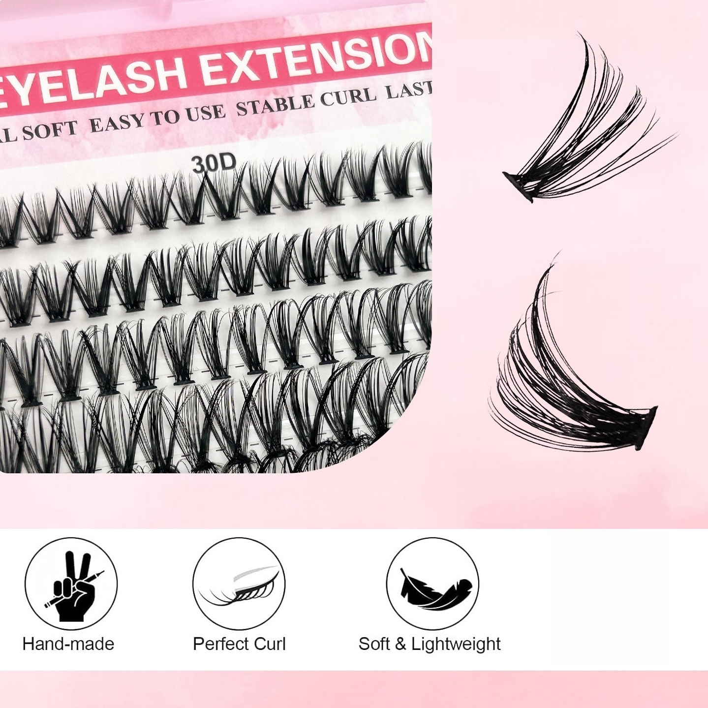 1 Box Eyelash Book - DIY Natur - đánh giá và giá Eyelash Extension Anime Style