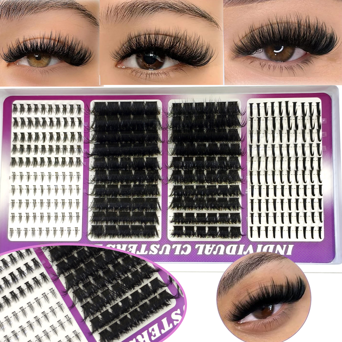 Manga Clusters Spiky 2style bo - đánh giá và giá Eyelash Extension Volume Styles